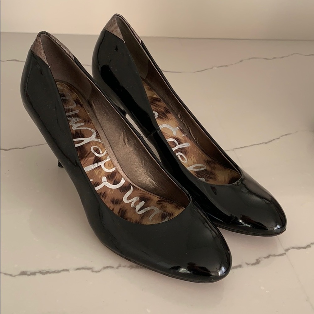 Sam Edelman Almond-Toe Patent Pumps